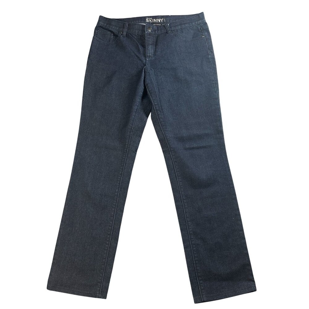 NYC Low Rise Skinny Jeans Size 10 Y2K Dark Wash